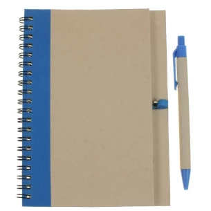Blocnotes Eco3 cu stilou - Albastru