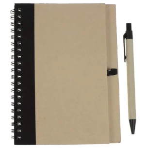 Blocnotes Eco3 cu stilou - Negru