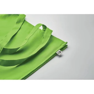 Geantă din bumbac organic BENTE COLOUR - verde lime