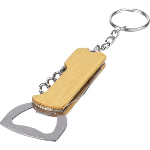 Breloc din bambus 3 în 1 - maro