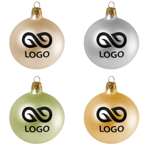80mm bauble - Albastru deschis