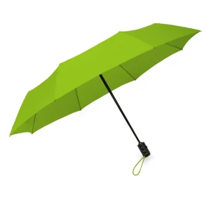 Umbrelă pliabilă LEEDS, automată - Verde lime