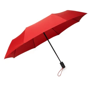Umbrelă pliabilă LEEDS, automată - Roșu