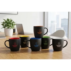 Ceașcă din ceramică Esla 345 ml -  Verde închis