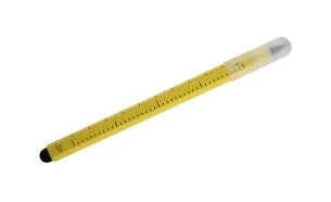 Creion permanent cu scală de măsurare DRAWI – galben