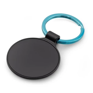 Breloc rotund pentru chei Ando – albastru