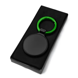 Breloc rotund pentru chei Ando – verde deschis