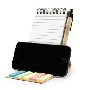 Set pentru notițe, agendă, pix, bilețele adezive Madelyn – neutru