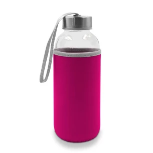 Sticlă de sticlă de 420 ml Bob – fucsia