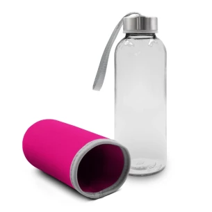 Sticlă de sticlă de 420 ml Bob – fucsia