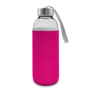 Sticlă de sticlă de 420 ml Bob – fucsia