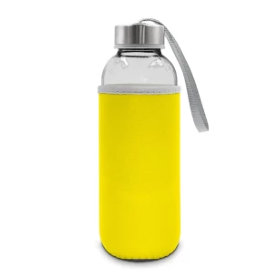 Sticlă de sticlă de 420 ml Bob – galbenă