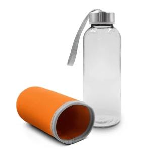 Sticlă de sticlă de 420 ml Bob – portocaliu