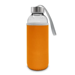 Sticlă de sticlă de 420 ml Bob – portocaliu