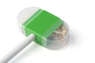Radieră și ascuțitoare SoftieBand – verde deschis