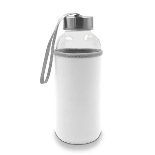 Sticlă de sticlă de 420 ml Bob – albă