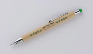 Stilou tactil din bambus TUSO – verde