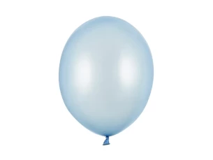 Balon metalizat 30cm - Albastru deschis