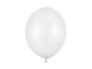 Balon metalizat 30cm - Alb
