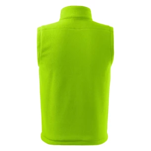 Vestă unisex din fleece - Verde lime