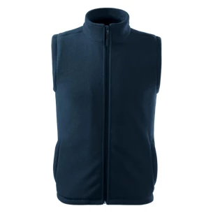 Vestă unisex din fleece - albastru marin
