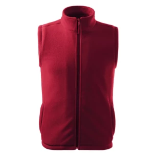 Vestă unisex din fleece - Roșu