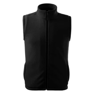 Vestă unisex din fleece - Negru