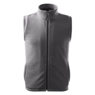 Vestă unisex din fleece - Gri închis