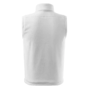 Vestă unisex din fleece - Alb