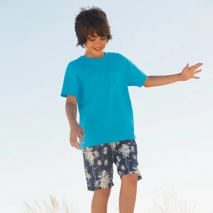 Tricou pentru copii FOTL ValueWeight - Gri închis Melange