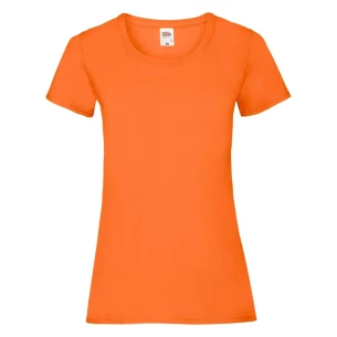 FOTL Lady-Fit ValueWeight T-shirt - Portocaliu