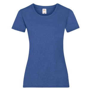 FOTL Lady-Fit ValueWeight T-Shirt - albastru melange