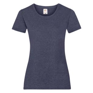 FOTL Lady-Fit ValueWeight T-Shirt - Albastru marin Melange