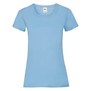 FOTL Lady-Fit ValueWeight T-shirt - Albastru