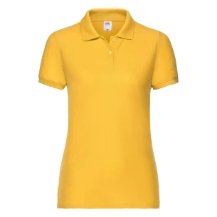 Tricou polo pentru femei 65-35 - Galben închis