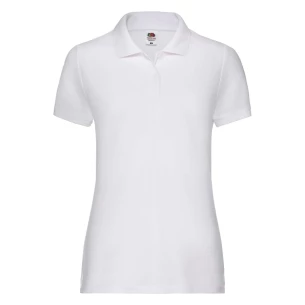 Tricou polo pentru femei 65-35 - alb