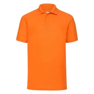 Tricou polo pentru bărbați 65-35 - portocaliu