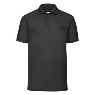 Tricou polo pentru bărbați 65-35 - negru