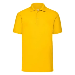 Tricou polo pentru bărbați 65-35 - Galben închis