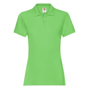 Tricou polo pentru femei Fruit Of The Loom Premium - Verde lime