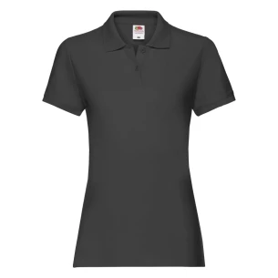 Tricou polo pentru femei Fruit Of The Loom Premium - negru