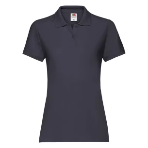 Tricou polo pentru femei Fruit Of The Loom Premium - Dark Navy Blue