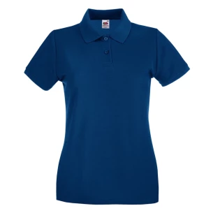 Tricou polo pentru femei Fruit Of The Loom Premium - Dark Navy Blue