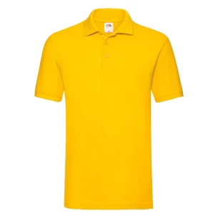 Fruit Of The Loom Premium Polo Shirt - Galben închis