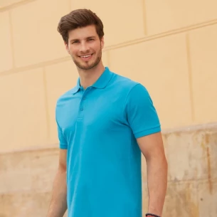 Fruit Of The Loom Premium Polo Shirt - Albastru marin închis