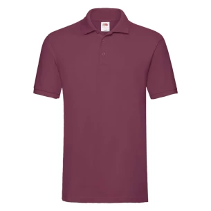 Tricou polo premium Fruit Of The Loom - Burgundy