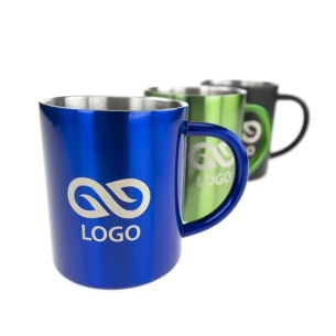 Hugo Steel Mug - Roșu