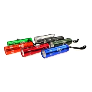Lanternă cu led - argintiu