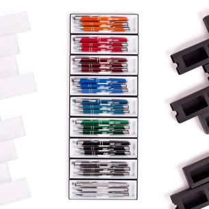 Set stilou și creion Cosmo - Negru