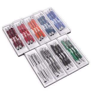 Set stilou și creion Cosmo - Negru
